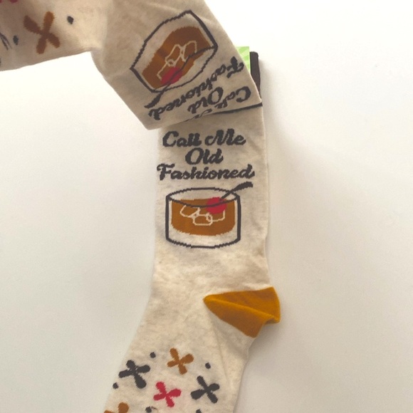 Funatic Call Me Old Fashioned Novelty Cocktail Socks OS - Picture 9 of 11